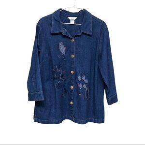 Napa Valley Blues Cottagecore Shirt